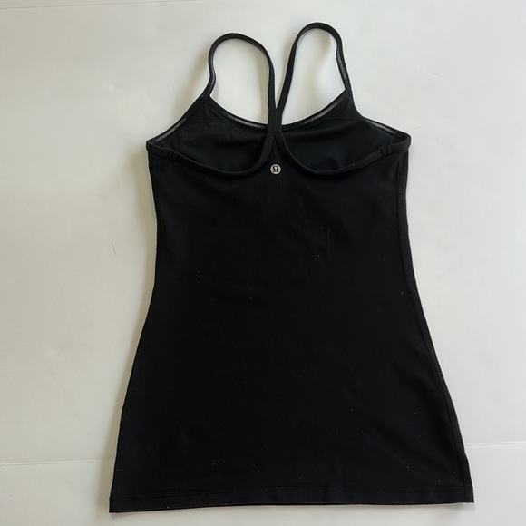 Women’s lululemon racerback fitted tank black size 4 - Picture 3 of 11